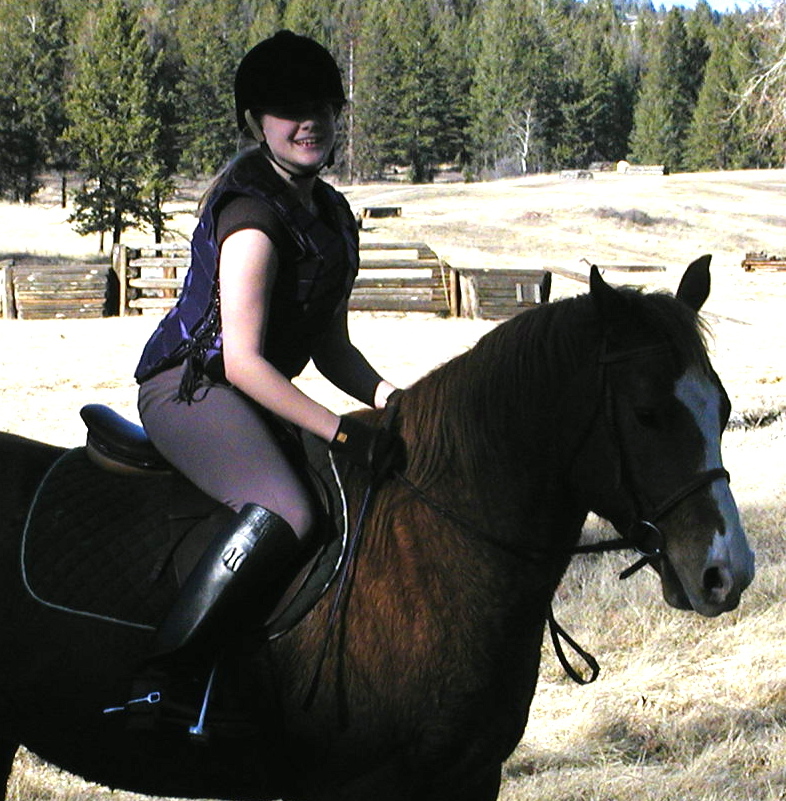 Danielle happy doing what she loves. If it weren't for Dollar, Danielle wouldn't be smiling